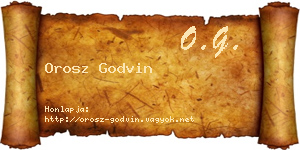 Orosz Godvin névjegykártya